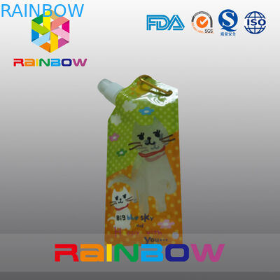 カスタマイズされる印刷される液体にpakagingのための再使用可能な口の袋を立てて下さい