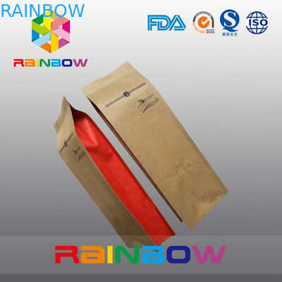 注文のコーヒー/ティーバッグの包装はクラフト紙の食品等級の紙袋をリサイクルします