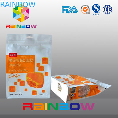 習慣はジッパーおよび窓と包む 8 つの側面によって密封された軽食袋を印刷しました