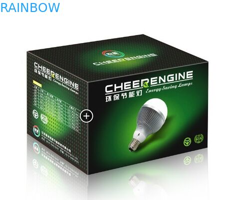 習慣の環境友好的な導かれた電球ペーパー包装箱はロゴを印刷しました