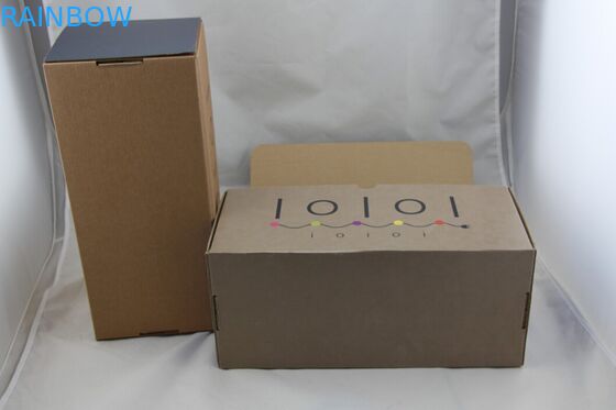 習慣によって印刷されるロゴと包む靴のための折りたたみ紙箱