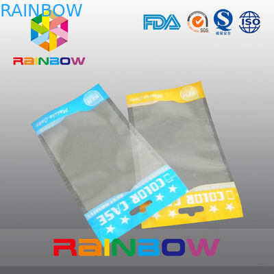 自己接着シールの opp の頭部袋、明確なプラスチック文房具の包装袋