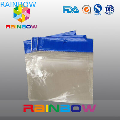 赤い OPP ヘッダー袋、印刷されたセロハン袋、平らなポリ袋