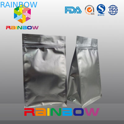 マットの黒 8 の側面のシールのコーヒー包装の最下のガセットは ziplock を袋に入れます