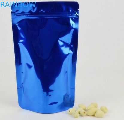 カスタマイズされた明白なアルミ ホイル ジップ ロック式袋は/ホイルの袋の包装を立てます