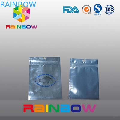 ジッパー、釣餌袋が付いている前部透明な背部ホイルのペット フードの袋