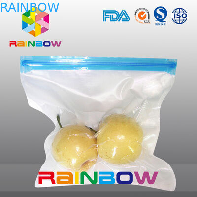 多真空の質の食糧貯蔵の袋/スライダーのジッパーの食糧真空シールは袋に入れます