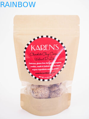 習慣はジップ ロック式包装が袋を立てる Resealable ホイルによって並べられたクッキーのプラスチック袋を印刷しました