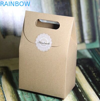 包むギフト カスタマイズされた印刷のための明白なブラウン クラフト紙箱