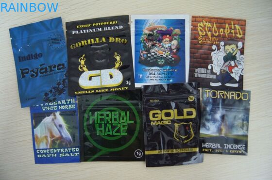 ジッパーが付いている丸薬磨き粉/研究の粉袋/草の香の袋を研究して下さい