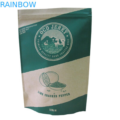 習慣によって印刷される Almon クラフト紙包装袋の乾燥した食品包装