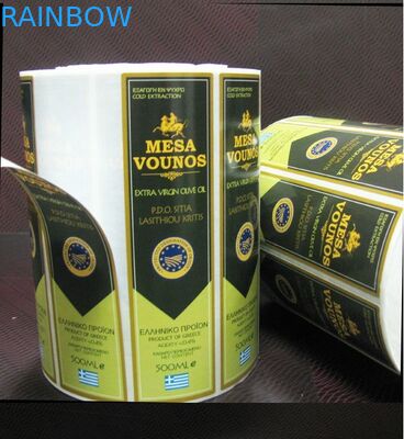 熱い押すことは赤ワイン/商標のステッカーのびんのラベルをカスタム設計します