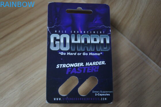 HD の男性の性の強化のカプセルのために包むリサイクルされたプラスチック包装