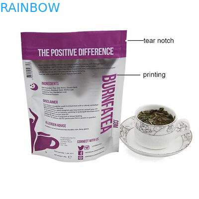 Ziplock、Doy のパックを包む注文の Reclosable 茶によって包む印刷された Mylat のティー バッグ