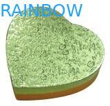 ecorative 贅沢によってリサイクルされるギフトの紙箱、チョコレートのための緑書箱