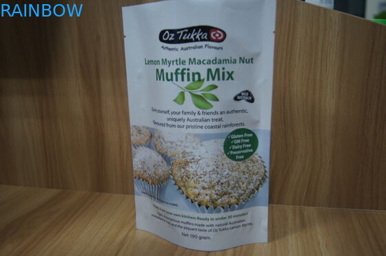 印刷される鮮やか袋の上のヒートシールを包むアルミ ホイルのクッキーを立てます