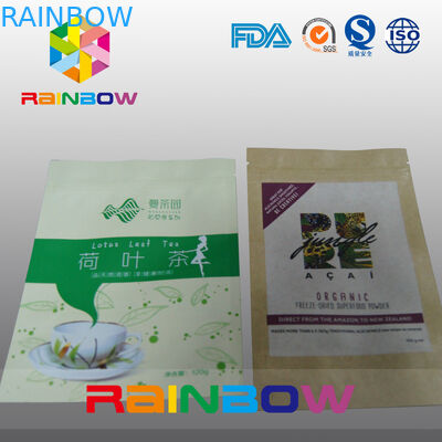 印刷されたカスタマイズされた紙袋のジッパーの Doypack の食品包装袋