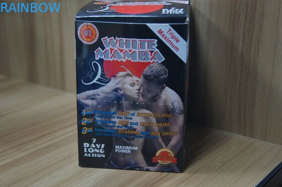 性の強化の丸薬表示紙箱およびカード ブラック パンサー箱