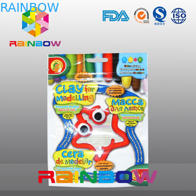 注文のロゴ Coloful キャンデー/スナックのために包む 3 つの側面のシールのゆとりのプラスチック袋