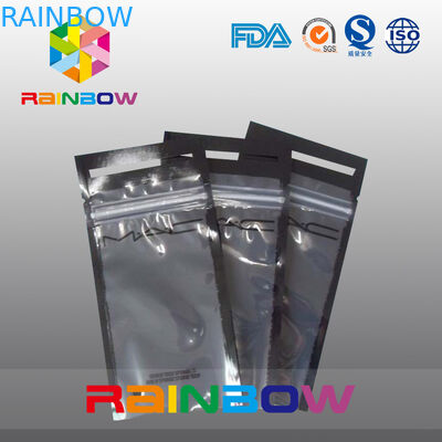 Ziplock が付いているロゴの印刷のヘッドホーン/イヤホーンの包装袋/袋を見通して下さい