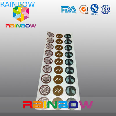 習慣は多彩な収縮の袖のラベルの自己接着ペーパーによって薄板にされた食糧ラベルを印刷しました