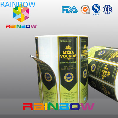 ワイン グラスの自己接着収縮の袖のラベルはステッカー及びワイン・ボトル Lables を印刷しました