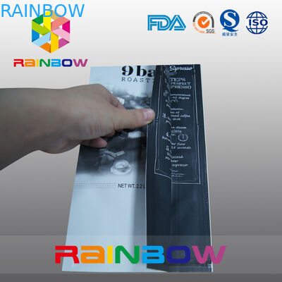 弁が付いているカスタマイズされた設計アルミ ホイルのコーヒー袋/側面のガセット 5lb のコーヒー バッグ