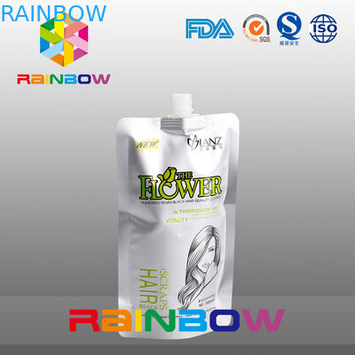 赤い上の口、液体の口袋と包む口の袋を立てて下さい