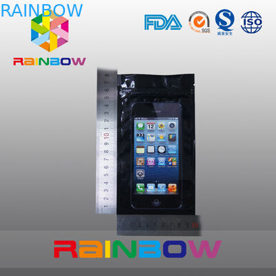 壷の明確な窓こつの穴と包む反静的な袋の電話