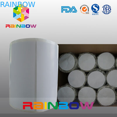 印刷物の白い/白紙ロール平野の長方形の収縮の袖は注文のサイズを分類しません