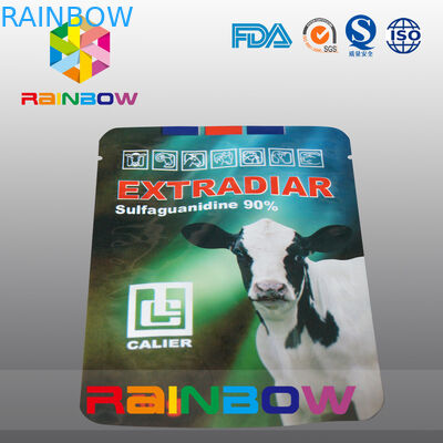 アルミ ホイルのペット フードの袋の乳牛は食品包装を立てます