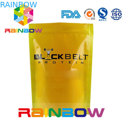 光沢のある補いますアルミ ホイルの袋の包装のジッパー ロックの粉袋を立てて下さい