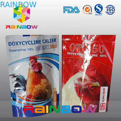 習慣はあなた自身のロゴ ジッパーが付いているペット/Tukey の食糧貯蔵の袋を立てます