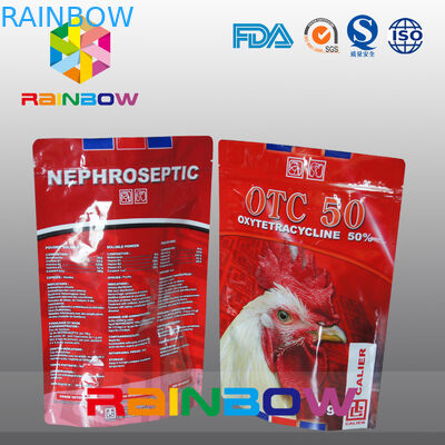 習慣はあなた自身のロゴ ジッパーが付いているペット/Tukey の食糧貯蔵の袋を立てます