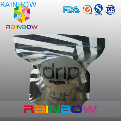 シマウマの縞は Noni の滴り袋、マイラーの流行の合成の袋を立てます