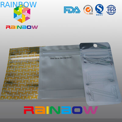 茶、最下のガセットの袋およびハンドルを包むプラスチック袋のためのジッパー袋を立てて下さい