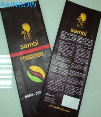 弁によって包む側面のガセットのアルミ ホイルのコーヒー貯蔵の袋ホイルの袋