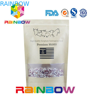 食品等級はココナッツ破片/ペット フード/軽食/ビスケットのためのジッパー袋を立てます