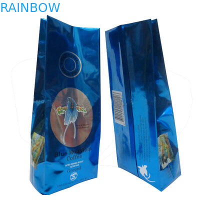 1 つの方法ガスを抜く弁、緑/黒が付いているホイルのコーヒー バッグをカスタム設計して下さい