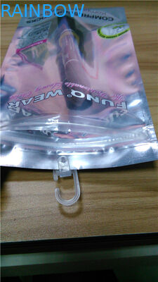 カスタマイズされた明白な明確袋の空白のアルミ ホイルのジッパー ロック袋を立てます