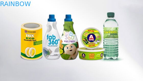 ポリ塩化ビニール/ペット収縮の袖のラベルはびん/缶のための覆いの袖を縮めます