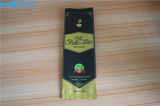 マットのアルミ ホイルの側面のガセット ホイルの袋の包装のクォードのシール包装袋