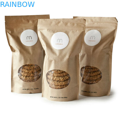 アルミニウムによって薄板にされるマイラーの食糧貯蔵袋は、紙袋を立てます