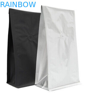 平底のクラフト紙のコーヒー袋によってヒート シールされる食品等級の包装