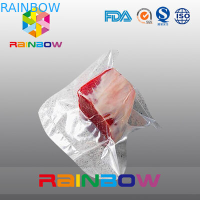 便利なプラスチック食品真空シール袋 / 再シール可能な食品グレードのプラスチック袋