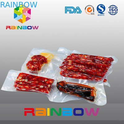 食品グレード NY PE 清潔な真空シール 空気ポンプ付き食品包装袋