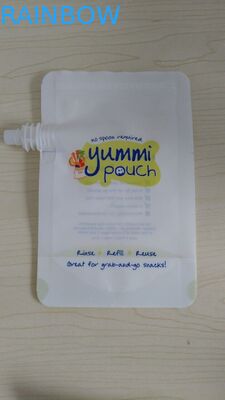 カスタマイズされた5oz BPAは自由にZiplockが付いているベビーフードの袋を立てます
