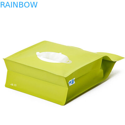 クラフト紙の茶包装袋は ziplock が付いているアルミニウム プラスチック包装袋を立てます