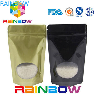 ジップ ロック式および明確な窓が付いているカスタマイズされた印刷されたアルミ ホイル包装袋