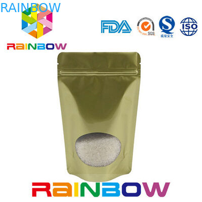 ジップ ロック式および明確な窓が付いているカスタマイズされた印刷されたアルミ ホイル包装袋